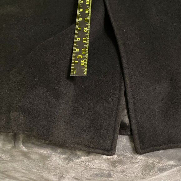 Hart Schaffner & Marx Silver Trumpeter Mens Overcoat 48 100% Cashmere 3-Button - Picture 7 of 15